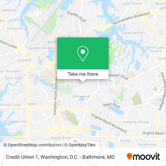 Credit Union 1 map