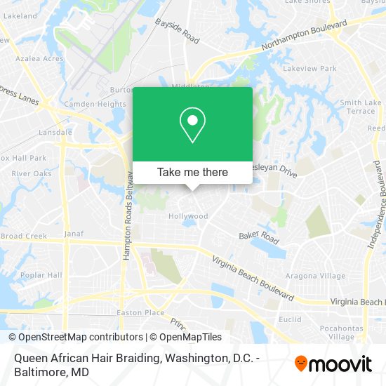 Mapa de Queen African Hair Braiding