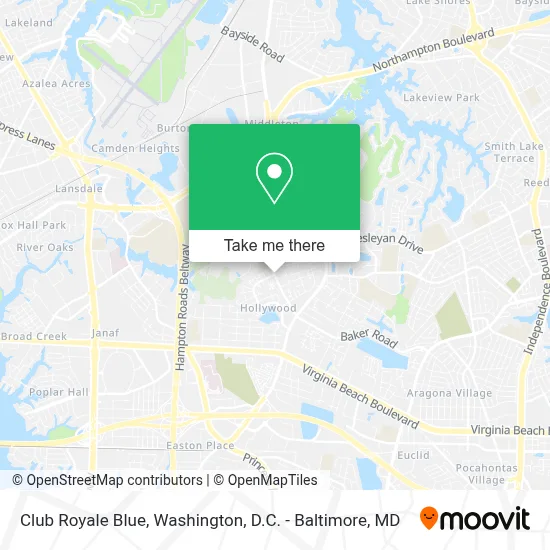 Club Royale Blue map