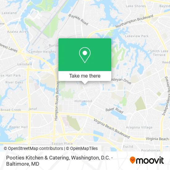 Pooties Kitchen & Catering map