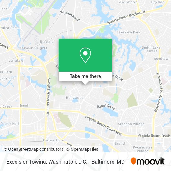 Mapa de Excelsior Towing
