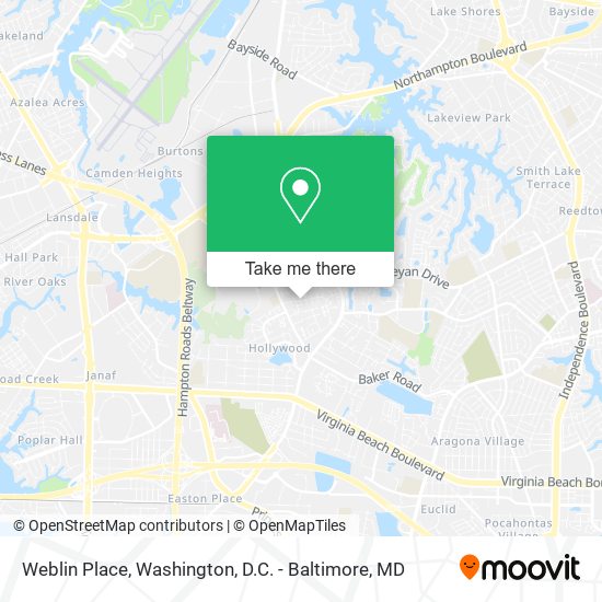 Weblin Place map