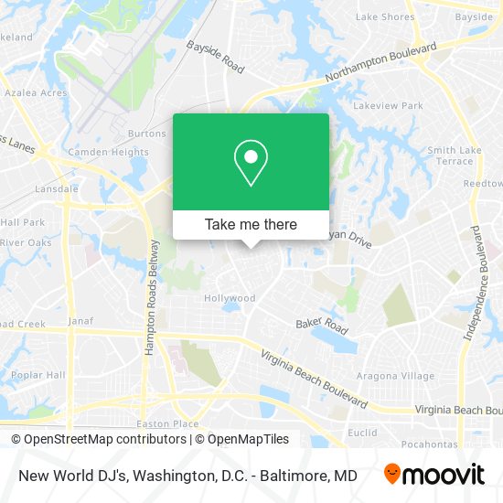 New World DJ's map