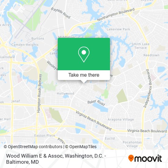 Wood William E & Assoc map