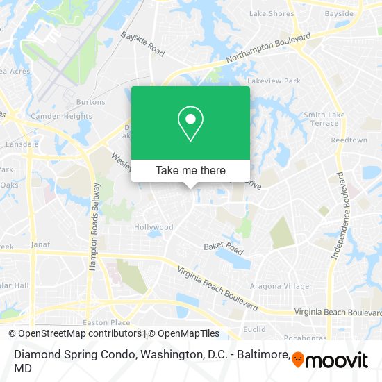 Mapa de Diamond Spring Condo