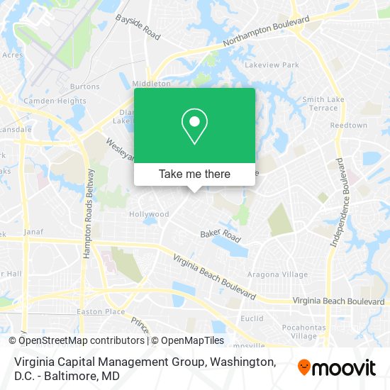 Virginia Capital Management Group map