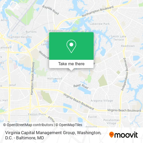 Mapa de Virginia Capital Management Group
