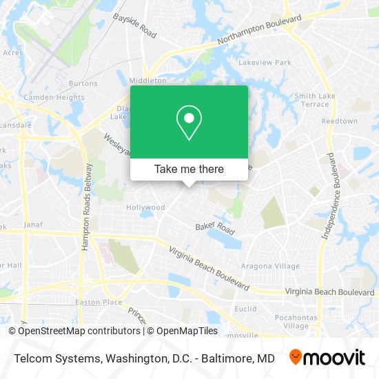 Telcom Systems map