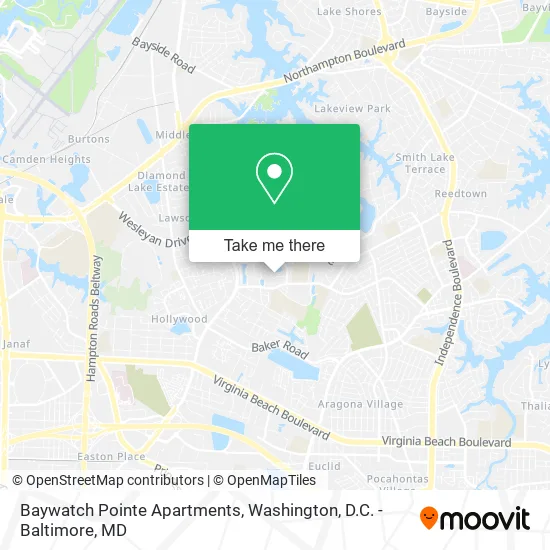 Mapa de Baywatch Pointe Apartments