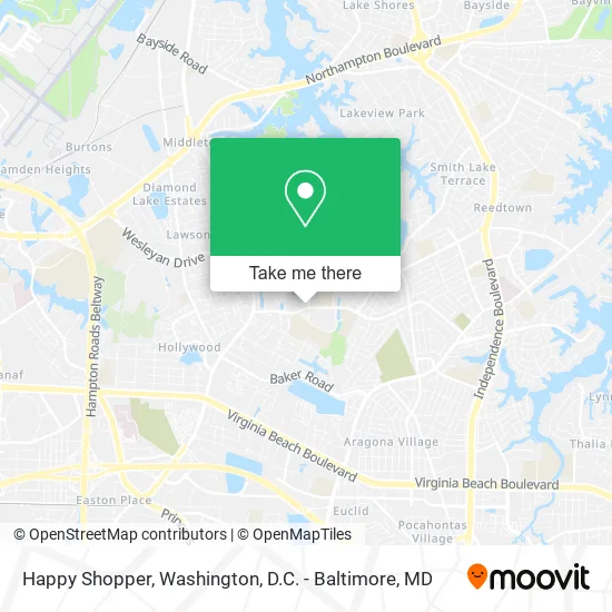 Happy Shopper map