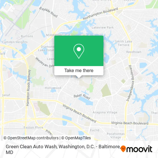 Green Clean Auto Wash map