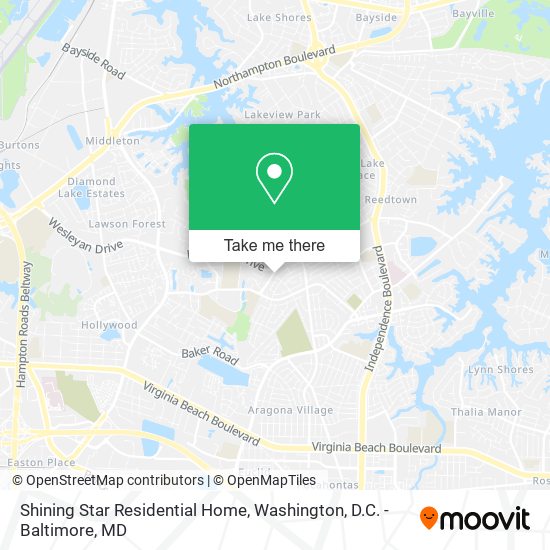 Shining Star Residential Home map