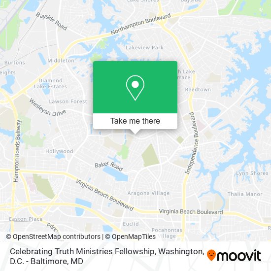 Celebrating Truth Ministries Fellowship map