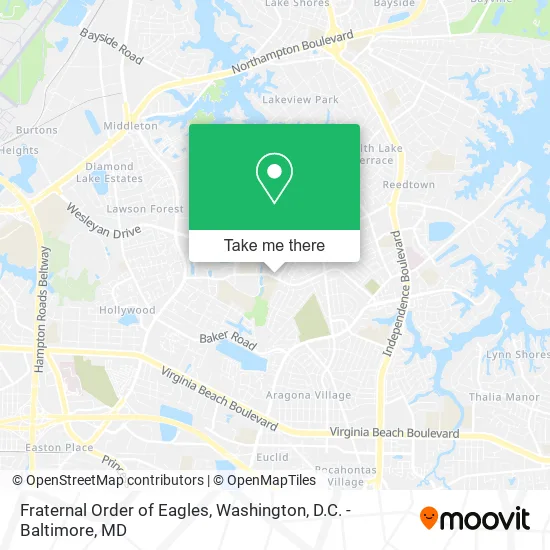 Fraternal Order of Eagles map