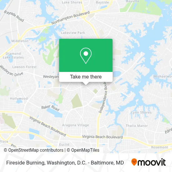 Fireside Burning map