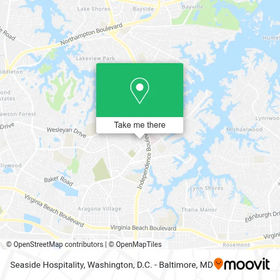 Seaside Hospitality map