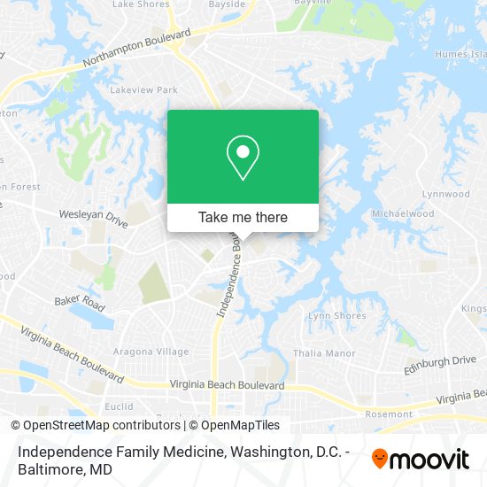 Mapa de Independence Family Medicine