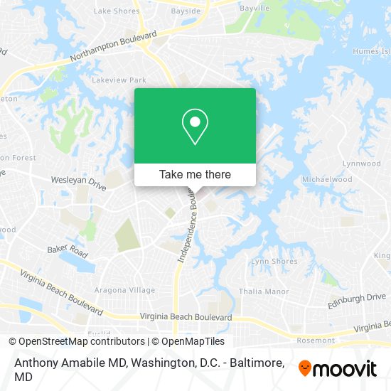 Anthony Amabile MD map