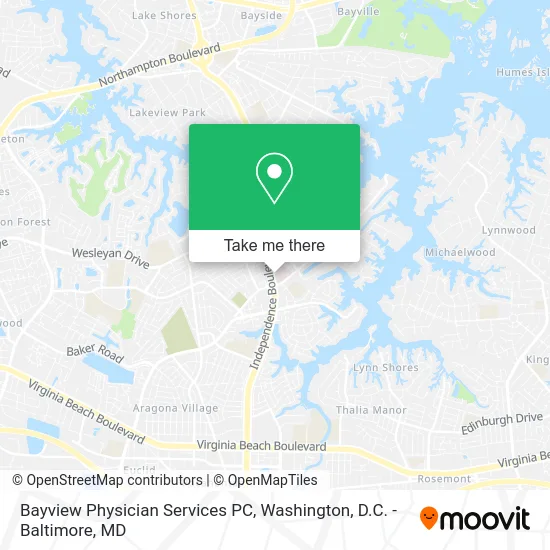 Bayview Physician Services PC map