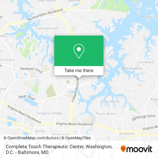 Mapa de Complete Touch Therapeutic Center