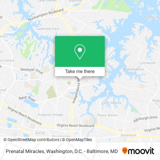 Mapa de Prenatal Miracles