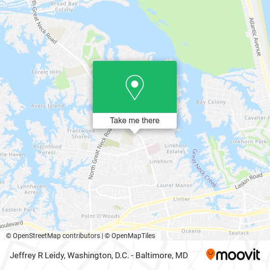 Jeffrey R Leidy map