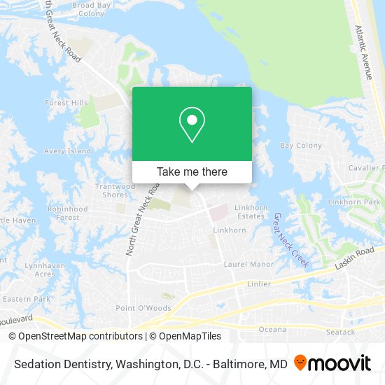 Sedation Dentistry map