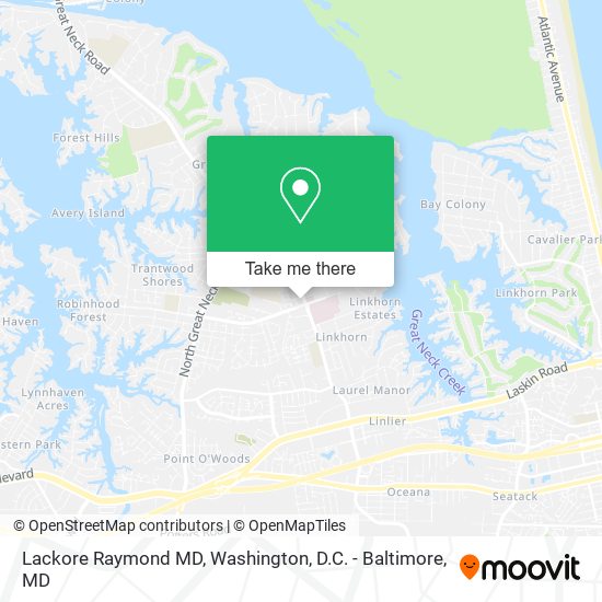 Lackore Raymond MD map