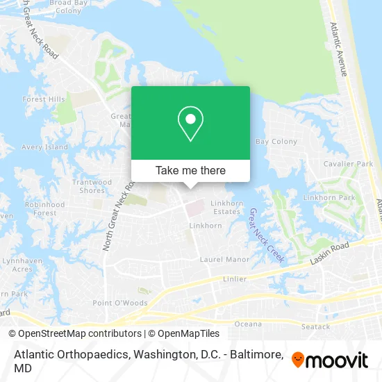 Atlantic Orthopaedics map