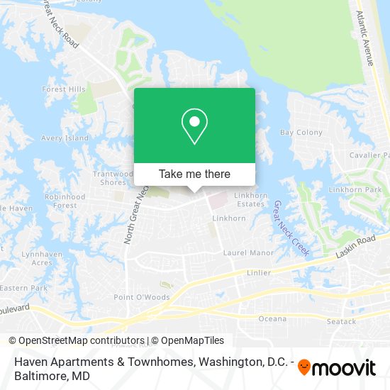 Haven Apartments & Townhomes map