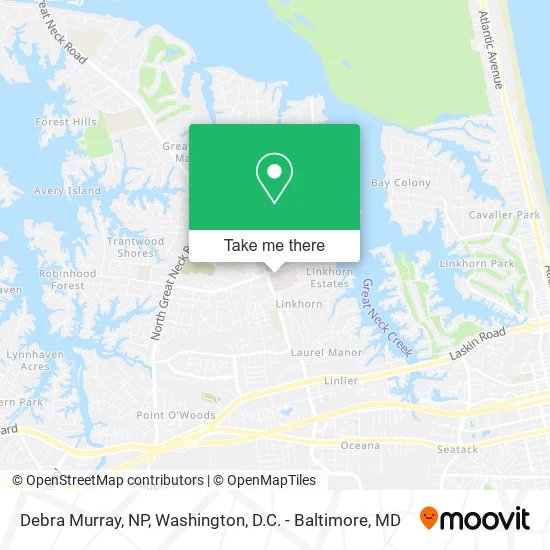 Debra Murray, NP map