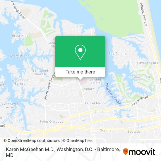 Karen McGeehan M.D. map