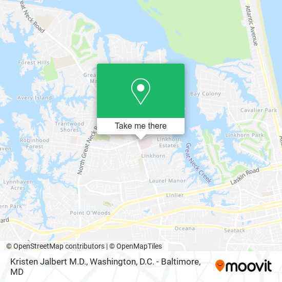 Kristen Jalbert M.D. map