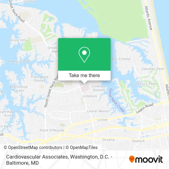 Cardiovascular Associates map