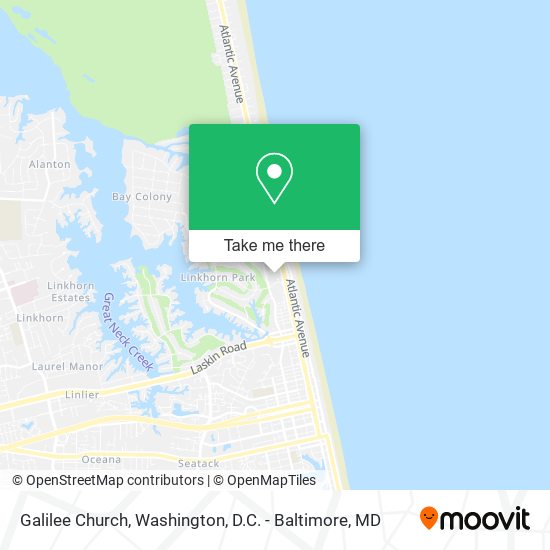 Galilee Church map