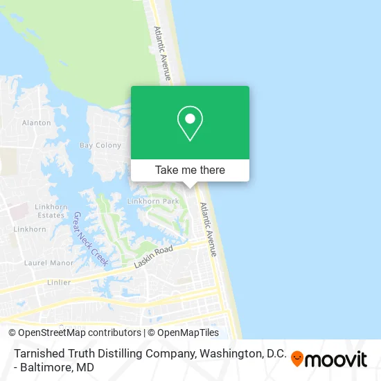 Tarnished Truth Distilling Company map