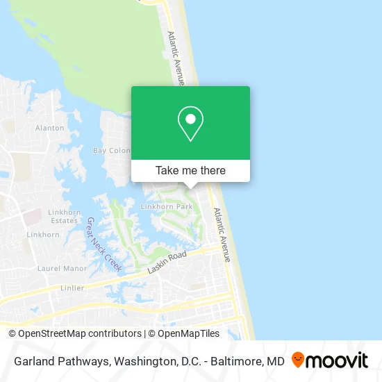 Garland Pathways map