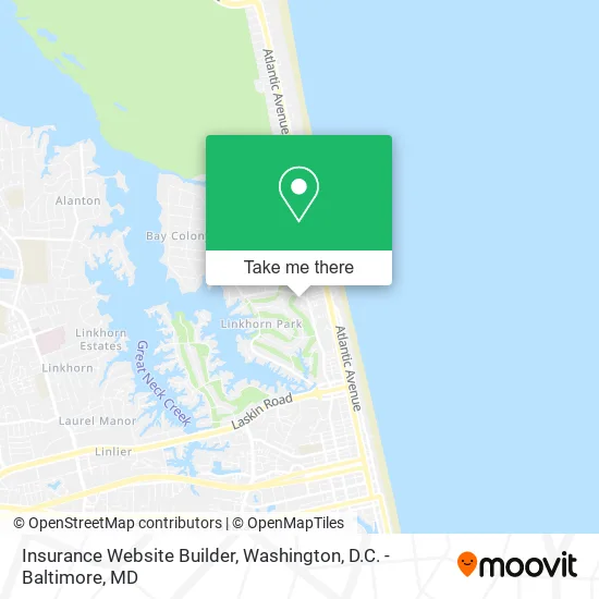 Insurance Website Builder map