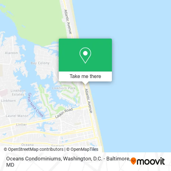 Oceans Condominiums map