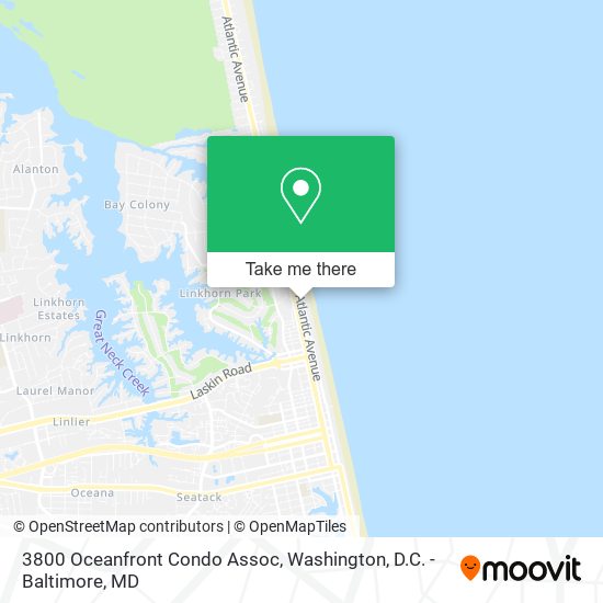 3800 Oceanfront Condo Assoc map