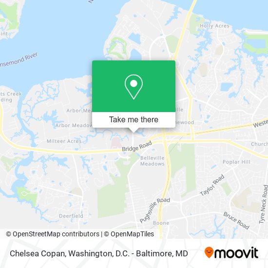 Chelsea Copan map