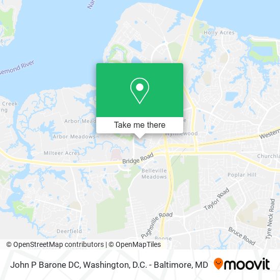 John P Barone DC map