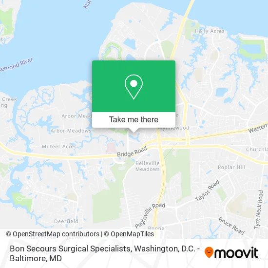 Mapa de Bon Secours Surgical Specialists