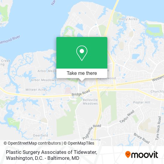 Plastic Surgery Associates of Tidewater map