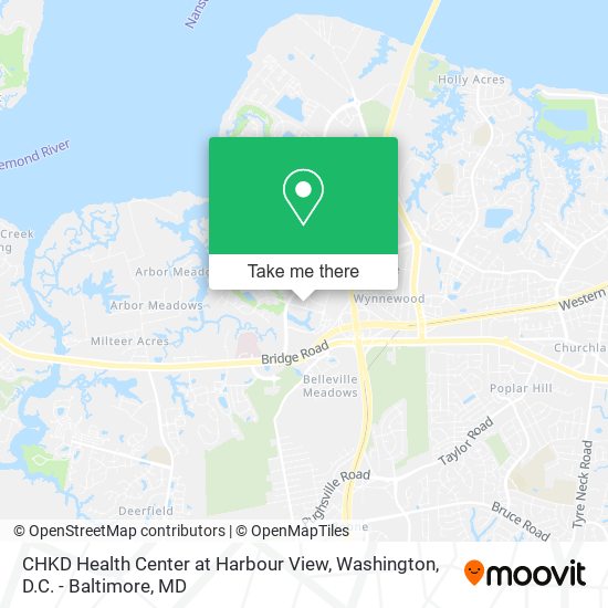 CHKD Health Center at Harbour View map
