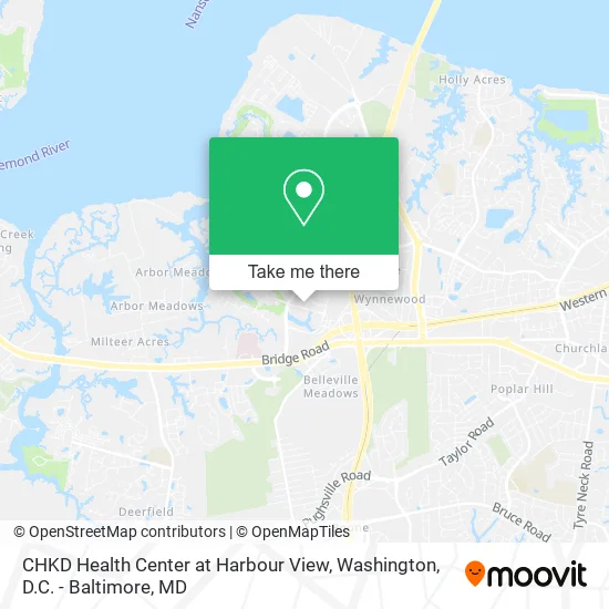 CHKD Health Center at Harbour View map
