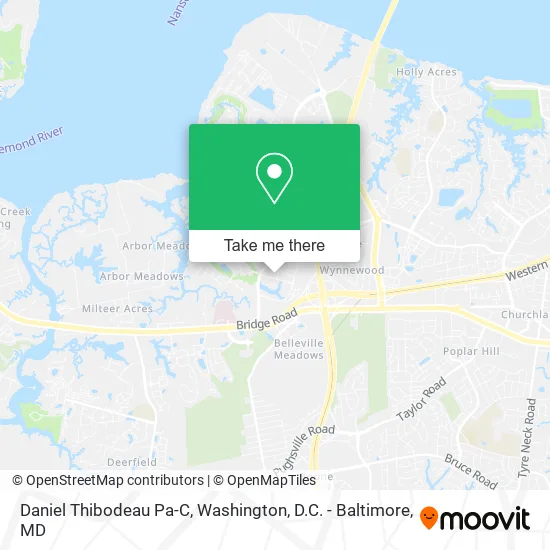 Daniel Thibodeau Pa-C map
