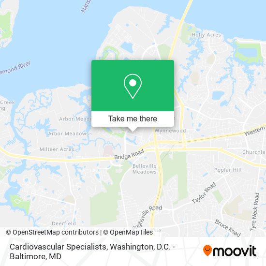 Cardiovascular Specialists map