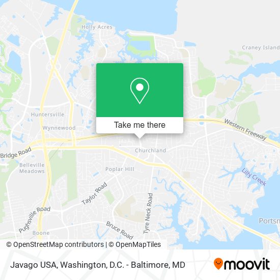 Mapa de Javago USA
