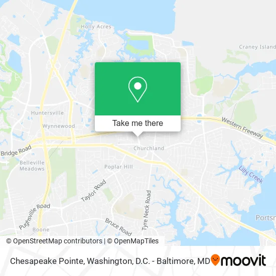 Chesapeake Pointe map